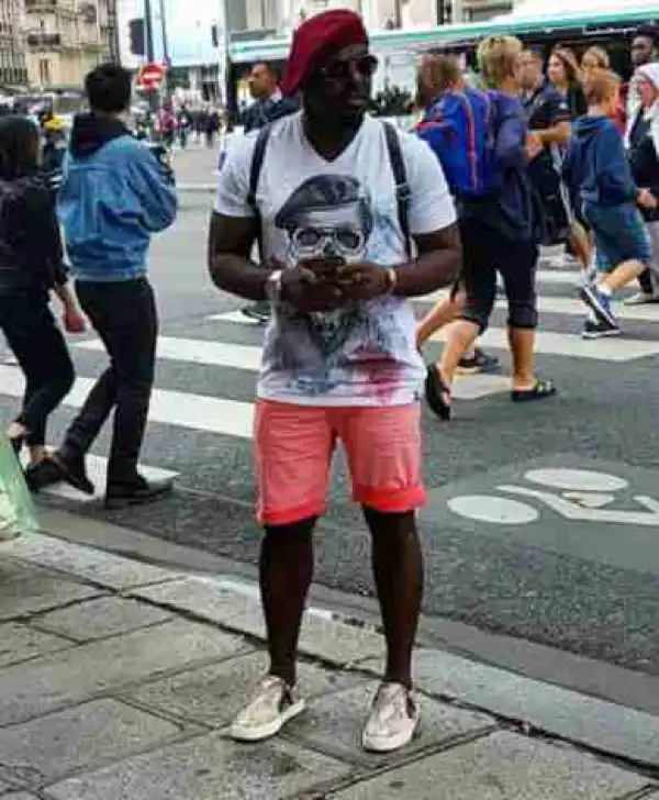 Jim Iyke Goes Gucci Shopping In Paris